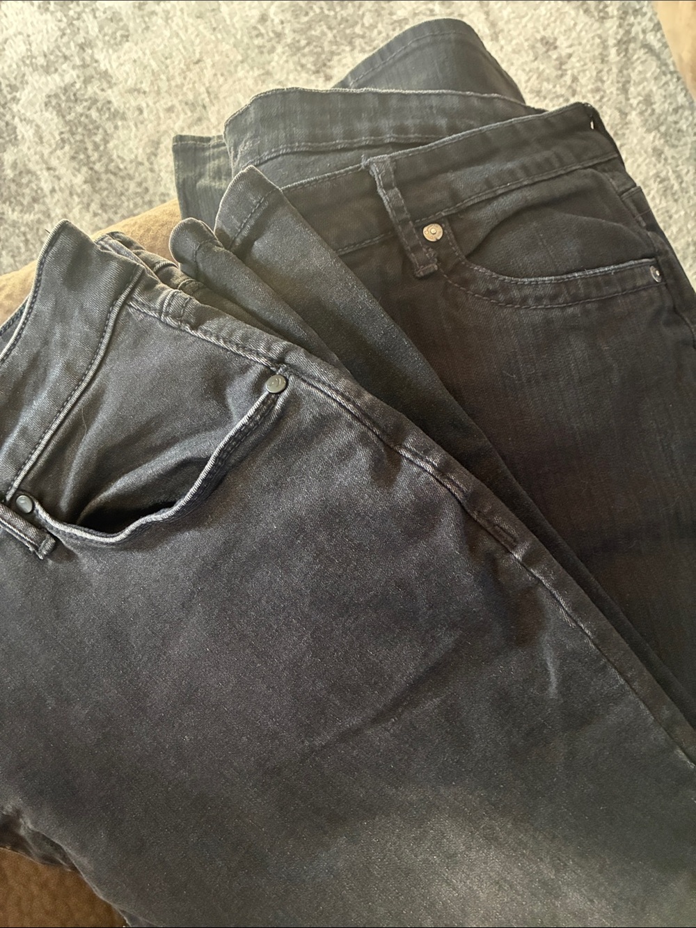 Woman PLUS SZ 20W Black Denim Jeans- 2 Pair Simply  Vera Wang/Common Genes